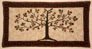 Tree of Life - Hooked by Joan Worthington
