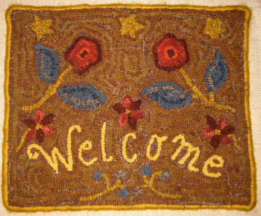 Floral Welcome (Brown)
