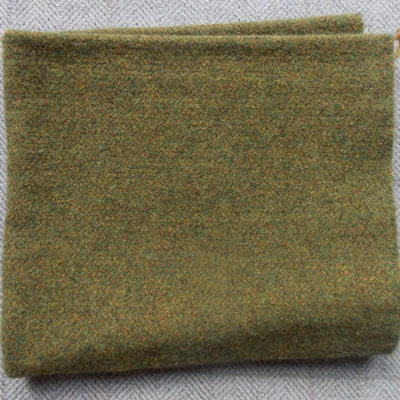 Green Heather Textured Wool