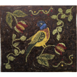 rug hooking bird designs