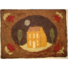 rug hooking house designs, small designs