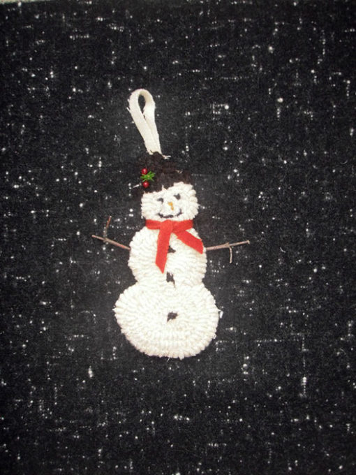 3-Piece Snowman Ornament (includes 3 drawn designs)