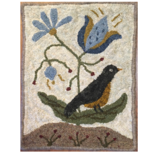 Robin's Place rug hooking kit or pattern