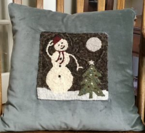 snowman pillow